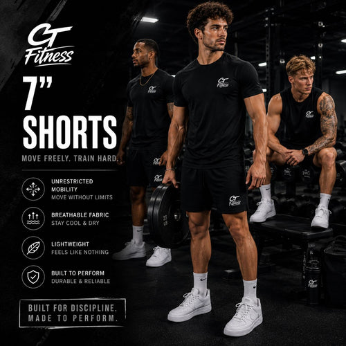 CT Fitness Apex 7” Performance Training Shorts